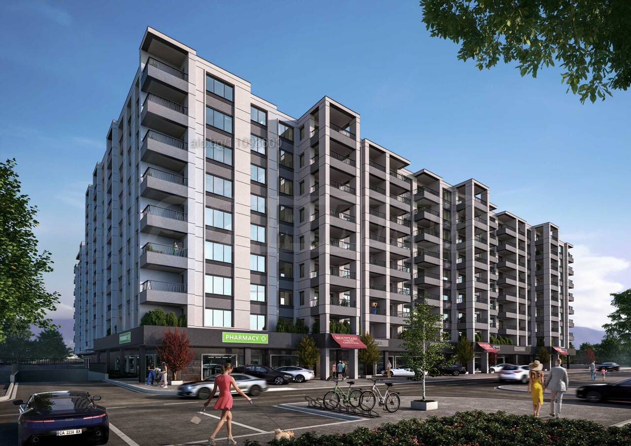 Комфортен нов двустаен апартамент в комплекс Mountain View Obelya