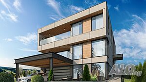 Уникална къща в строеж за продажба с невероятна панорама към Витоша