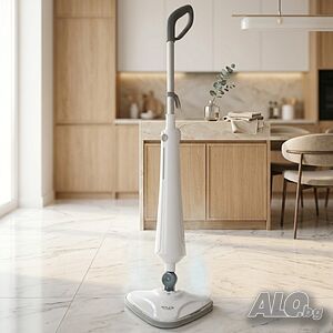 Парен моп Adler - 1300W мощност, дезинфекция без химикали и перфектно чисти подове