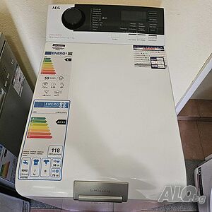 пералня с горно зареждане AEG - 7 кг. с функция пара