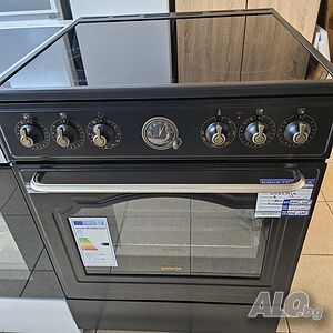 черна ретро печка GORENJE - 60см.
