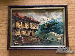 Малка картина за подарък, внос от Англия
