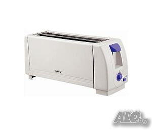 Тостер за хляб Rosberg R51440C, 1300W, 4 филийки, 7 степени, Бял