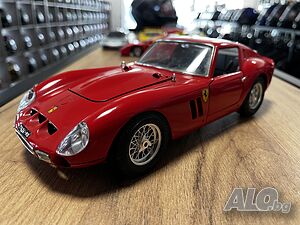 Метална колекционерска количка модел BBURAGO FERRARI GTO 1962г.1:18 56.72 лв. / 29 €