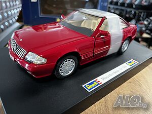 REVELL метален колекционерски модел количка MERCEDES-BENZ SL500 1994г. 88.01 лв. / 45 € | Антиквариат | Труд