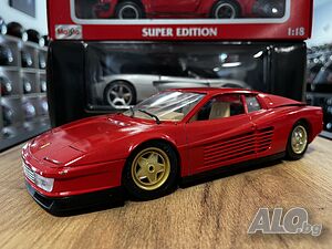Метална колекционерска количка модел BURAGO FERRARI 1984г.1:18 55 лв. / 28.12 €