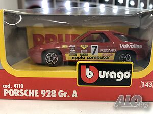 Колекционерски модели метални колички PORSCHE 928 GR.A 1:43 NEW
