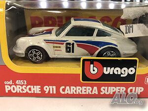 Колекционерски модел метална количка PORSCHE 911 CARERRA CUP 1:43 NEW