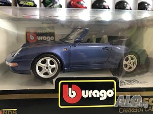 Нова метална колекционерска количка PORSCHE 911 CABRIO 1995. 1:18