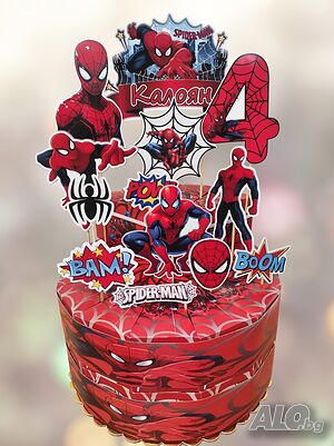 Картонени торти Хартиена торта Спайдермен Spiderman