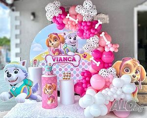 Украса за детски рожден ден Пес Патрул