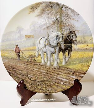 Декоративна порцеланова чиния Royal Doulton