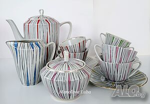 Сервиз за чай или дълго кафе Китка Нови Пазар.