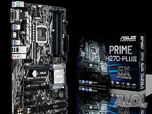 Чисто нова ASUS PRIME H270-PLUS дънна платка - 24 месеца гаранция, 8 бр.
