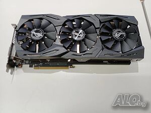 ASUS ROG Strix RX 580 OC 8GB GDDR5, 3 вентилатора, 12 м. гаранция