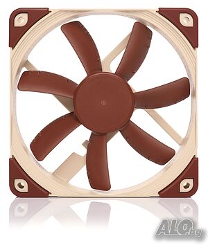 Чисто нов Noctua NF-S12A PWM, 120mm, SSO2, 12 м. гаранция
