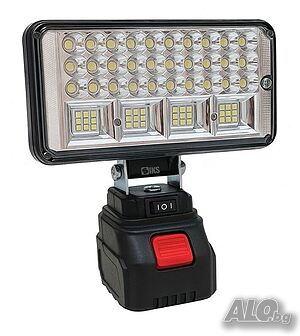 LED работна лампа с две акумулаторни батерии