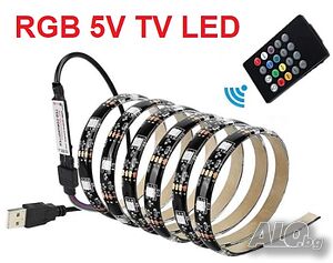 LED TV лента RGB 5V / USB