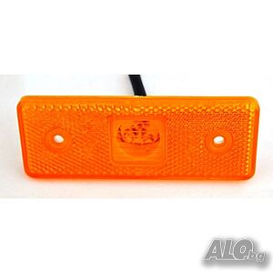 LED жълт габарит 12/24V, за бус камион ремарке