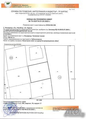 Парцел 500 кв.м., отличен за инвестиция, с. Кошарица, в. з. Чолакова чешма