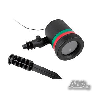 Лазерен проектор BabySbreath Laser Light 3D холографски ефект Външен и вътрешен монтаж