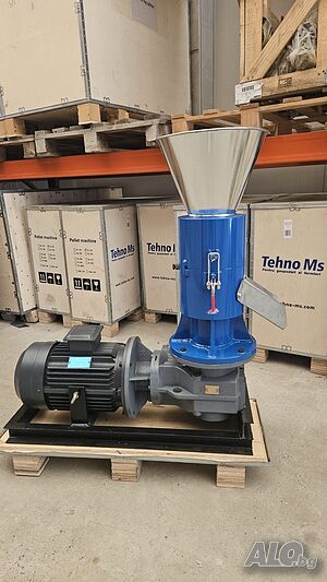 Машина за пелети MKL-200 /100 кг/час/ 7,5 kW / 1500 об/мин Безплатна доставка
