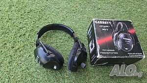 Професионални безжични стерео слушалки Garrett MS-3 за металотърсач металдетектор