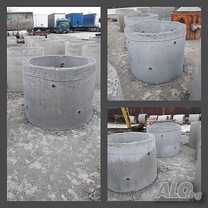 Бетонни тръби Ф800 с дупки за септични ями