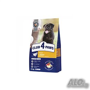 Club 4 Paws Premium Light намаляване теглото пуйка 5 кг | Храна, препарати | Бургас