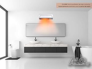 Термо вентилатор за баня 230V-50Hz бял Bastilipo CS2000