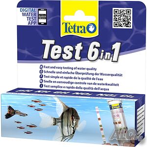 Водни тест ленти за аквариуми Tetra Test 6in1 made in Germany