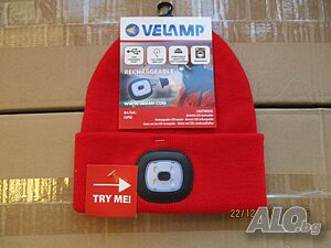 Продавам шапки с LED фенерче.