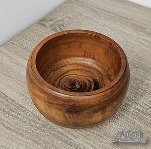 Ръчна изработка дървена купа