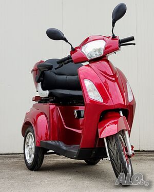 Електрическа триколка Vista T408 бордо с мощност 1500W