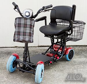 Четириколка електрическа EcoWay TTX сгъваема литиева батерия