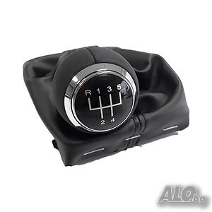 Топка скоростен лост с маншон за Audi A4 2007-2011, 5скорости