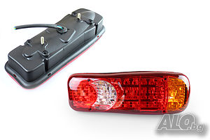 LED диодни стопове за камион, Универсални тип Рибка 12V L=R