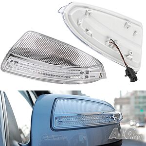 Мигач в огледало за Mercedes ML W164 2008-2011, Пасажерска страна