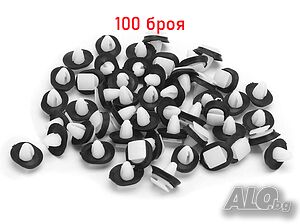 100 x Копка Щипка FIAT DUCATO PEUGEOT BOXER CITROEN JUMPER - Странични лайсни