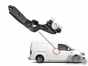 Ролков водач за Volkswagen Caddy 2004-2015, Среден, Плъзгаща дясна врата