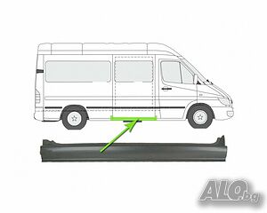 Праг за MERCEDES Sprinter 1995-2006, VW LT1996-2006,Transporter / caravelle / multivan 1975-1995
