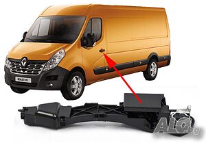 Държач - дръжка на вратата за Renault Master 3 Opel Movano след 2010 година