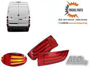 Рефлектор Задна Броня НЕОН ЕФЕКТ Mercedes Sprinter VW Crafter 2006 +