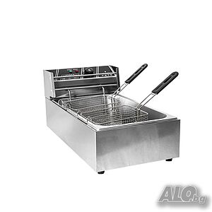 Професионален електрически фритюрник 12L