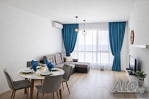 ГЛЕДКА МОРЕ! Двустаен апартамент, под наем, м-т Ален мак