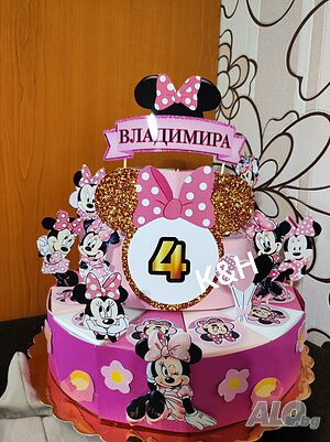 Картонена торта Мини маус