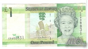 Jersey-1 Pound-2010-P# 32a-Paper