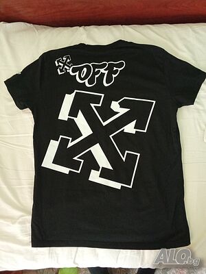 Тениска Main Label Off-White размер L
