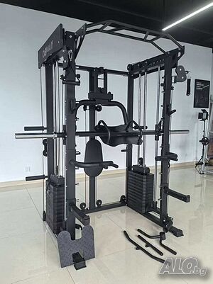 Силова клетка( Power rack ) / Смит машина Smith machine / Кабелен Кросоър ( Crossover pulley)