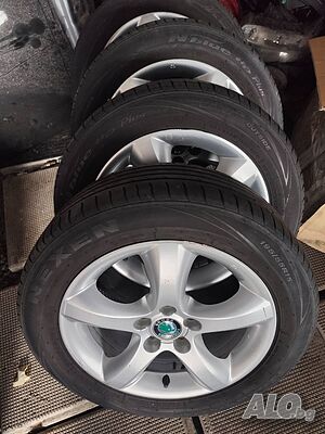 4бр гуми NEXEN с джанти за SKODA 195/55R15